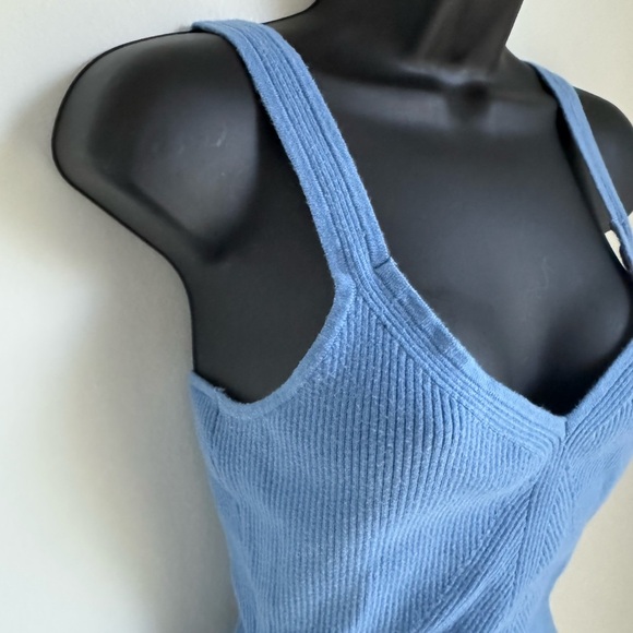 Abercrombie & Fitch Blue Knit Bodysuit Size L - Picture 2 of 2
